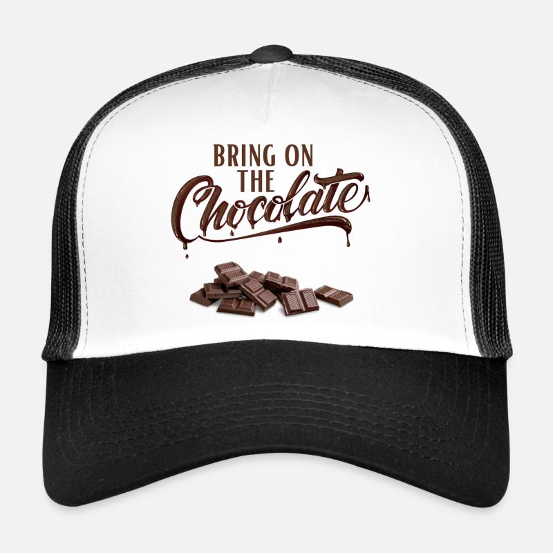 Apportez le chocolat - Schokoliebe Casquette trucker 