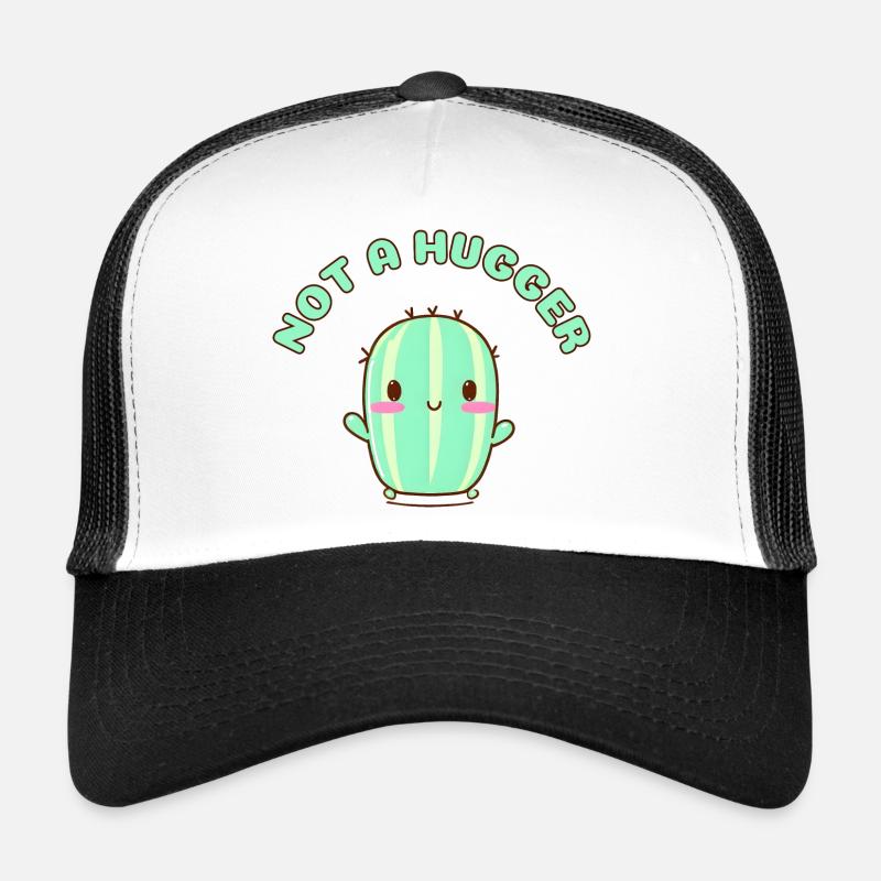 Pas un câlin - drôle de cactus Casquette trucker 