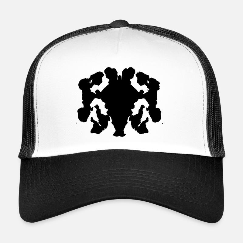 Test de Rosarch - Trucker Cap - Weiß/Schwarz