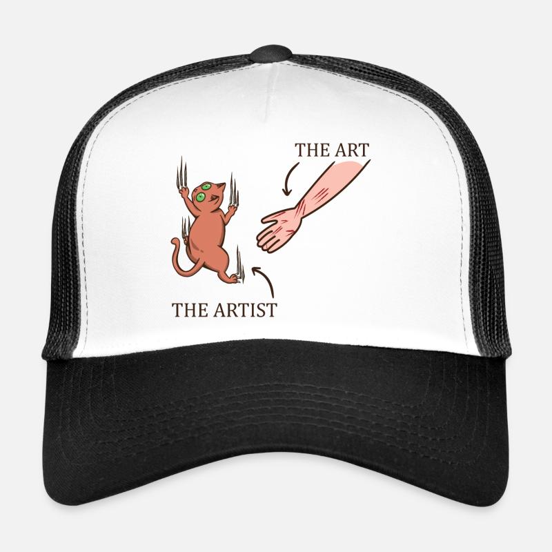 Katzen Kunst Trucker Cap