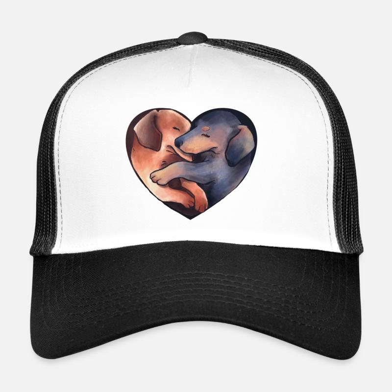 Herz voll Dackel Trucker Cap