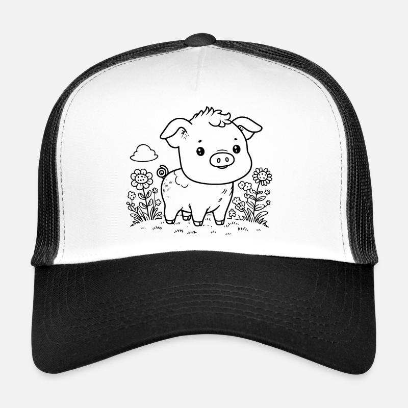 Cochon mignon Casquette trucker 