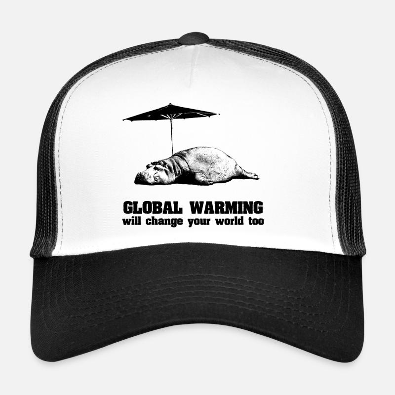 Global Warming / Climate Change / Global Warming - Trucker Cap - white/black