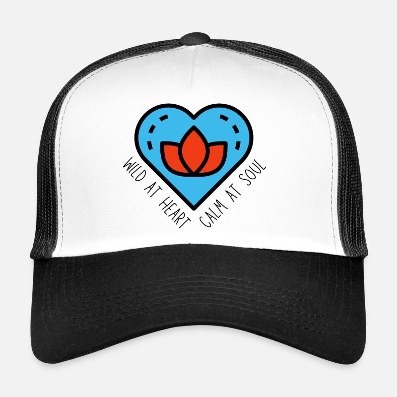 Sauvage dans l’âme - Calme dans l’âme - Wilde Herzen Casquette trucker 