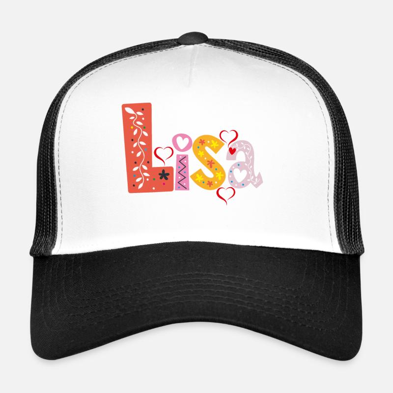 Personalisierter Lisa-Name Trucker Cap