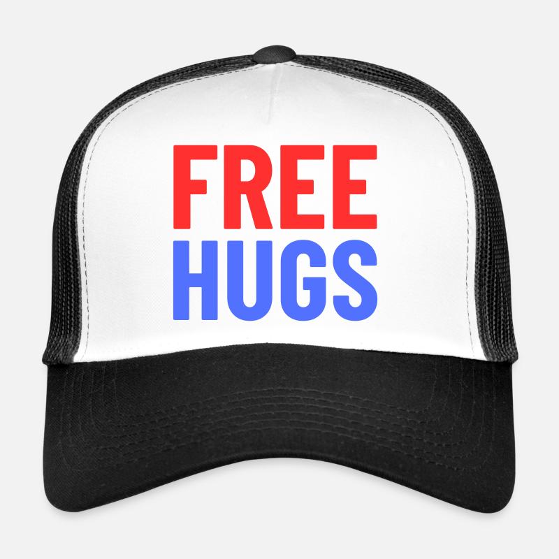 Câlins gratuits - Casquette trucker  - blanc/noir