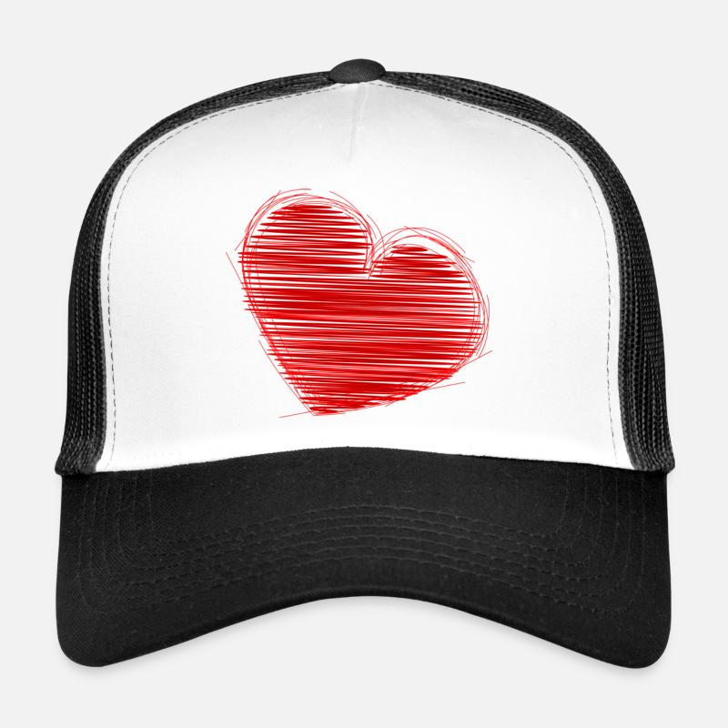 VALENTINSTAG. Junggesellinnenabschied. ICH LIEBE DICH. ICH LIEBE DICH. LIEBE - Trucker Cap - Weiß/Schwarz