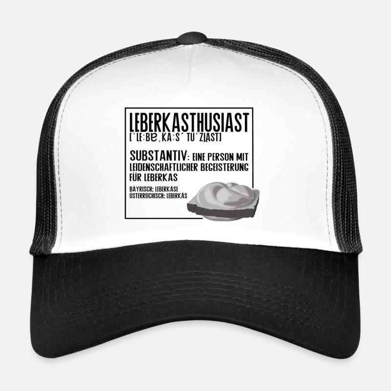 Leberkasthusiast – L’humour de style de vie de Leberka Casquette trucker 
