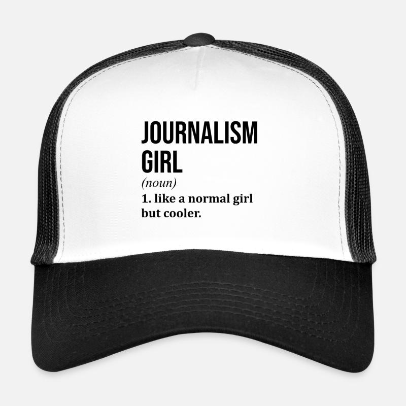 journaliste Casquette trucker 