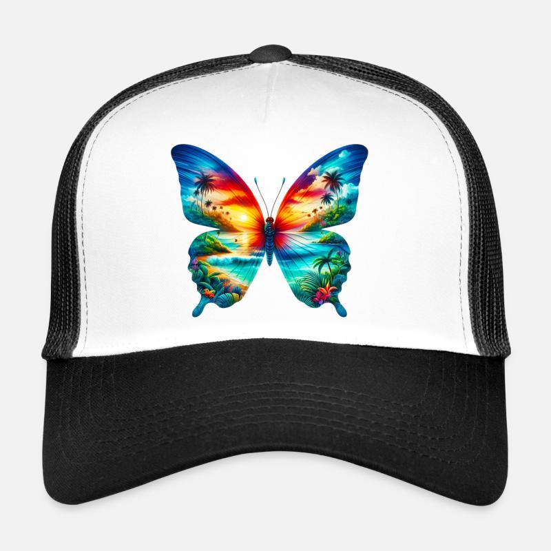Papillon Casquette trucker 