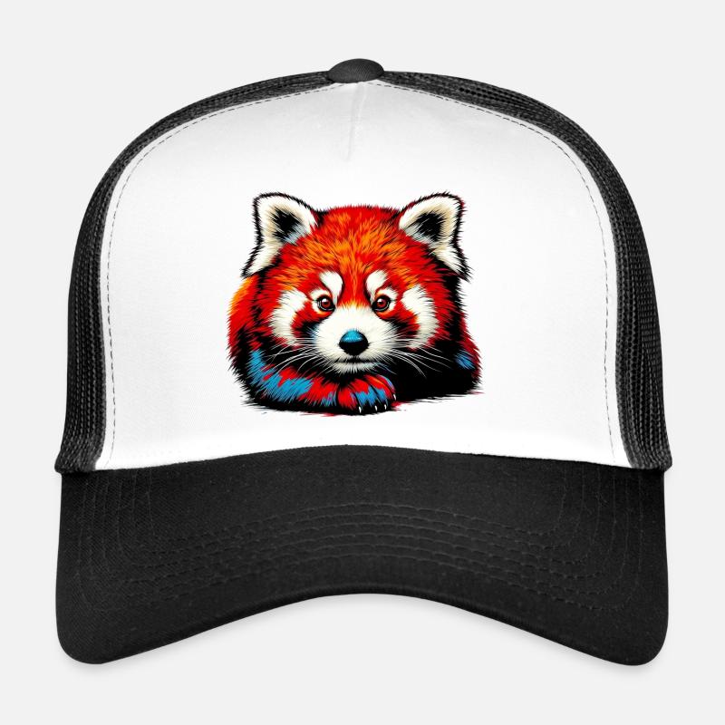 Red panda Trucker Cap