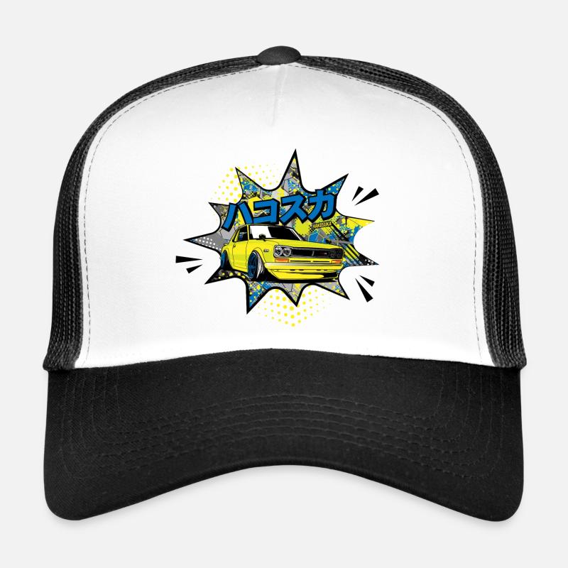 GTR Oldschool Jaune Casquette trucker 