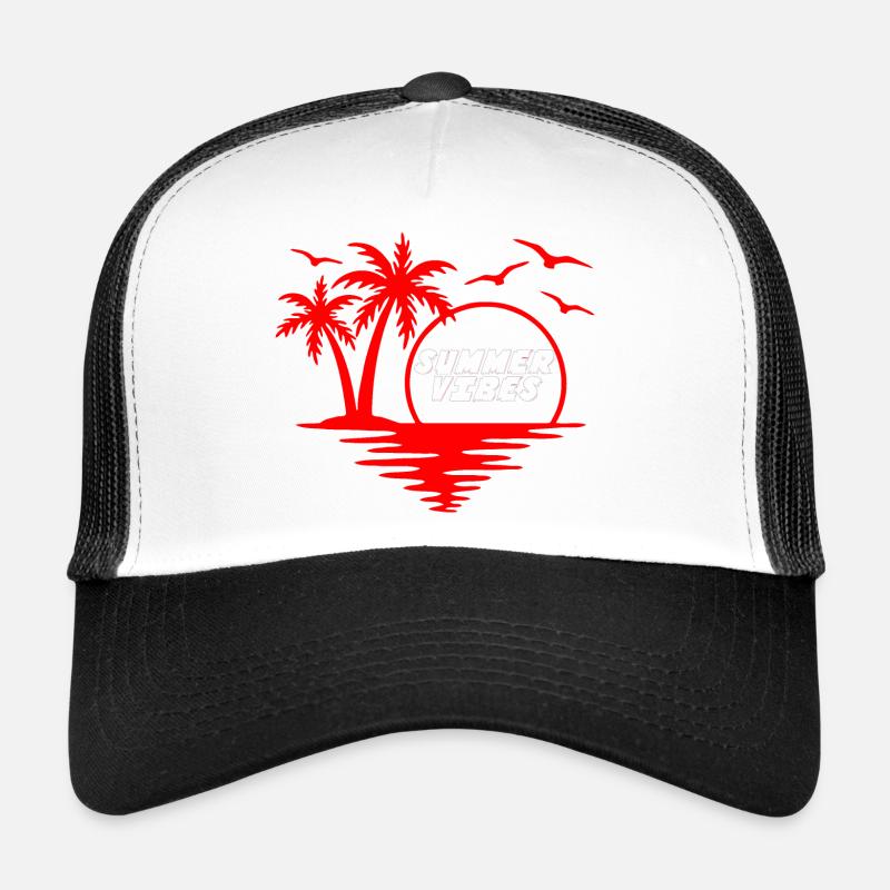 Évasion Tropicale Le Tee-Shirt Summer Vibes Casquette trucker 