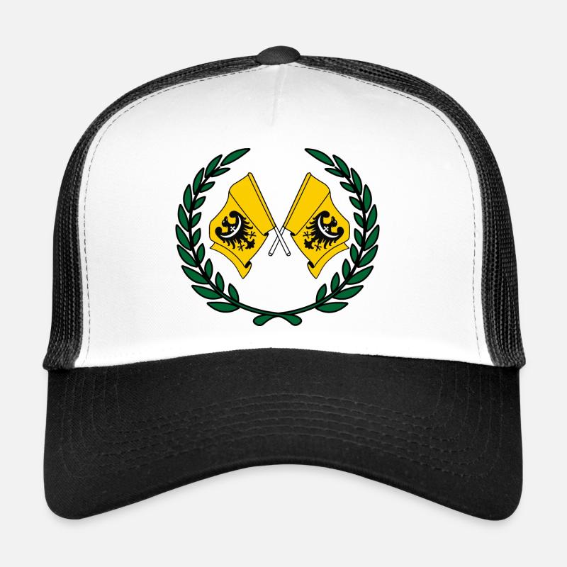 Fahnen Niederschlesischer Lorbeerkranz Trucker Cap