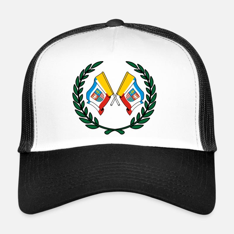 Fahnen Heiliges Kreuz Lorbeerkranz Trucker Cap