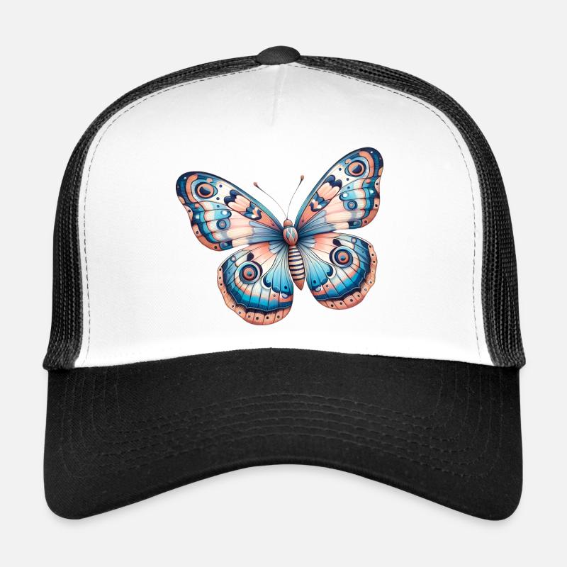 Papillon, fleur - Légèreté Envolée Casquette trucker 