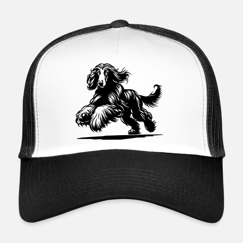 Afghane - Trucker Cap - Weiß/Schwarz