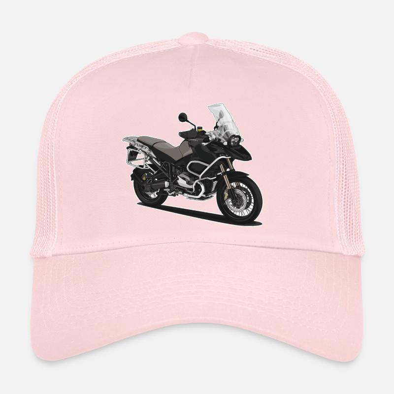 Reiseenduro // Illustration // Motorrad Trucker Cap