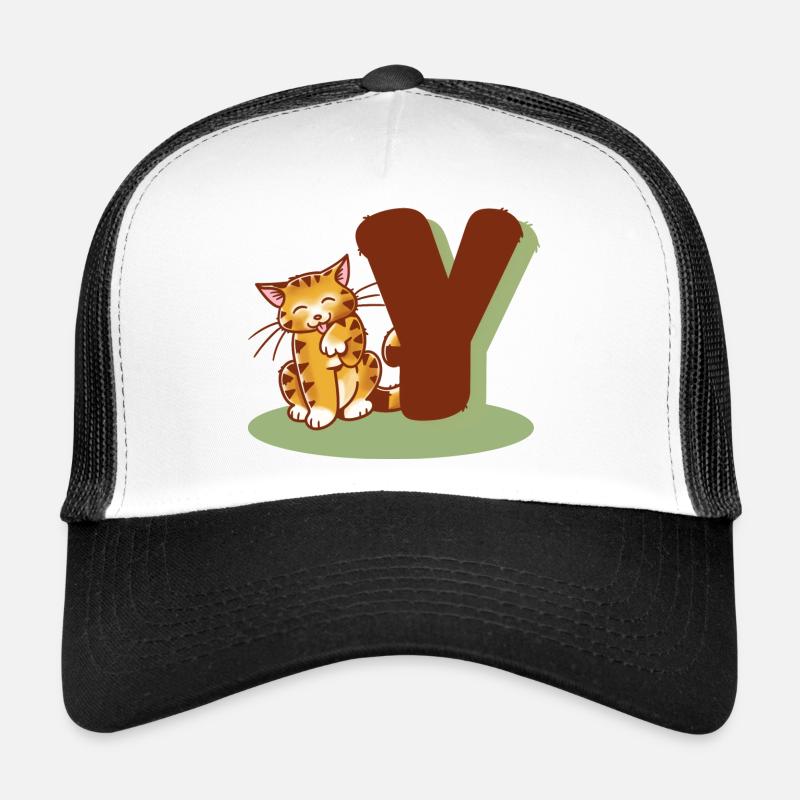 Lettre Y Cat Casquette trucker 
