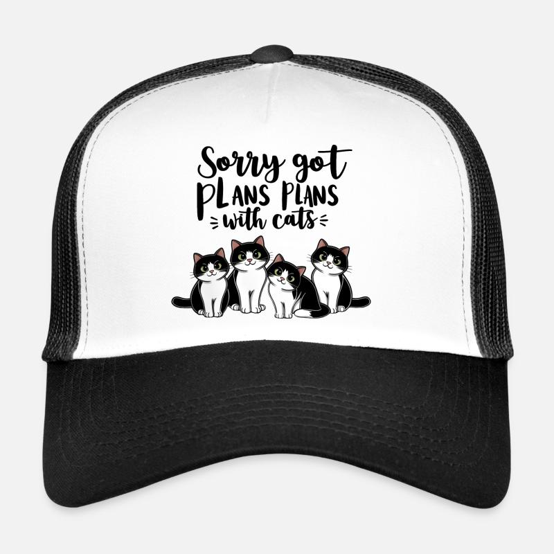 Cats with plans #2 Trucker Cap