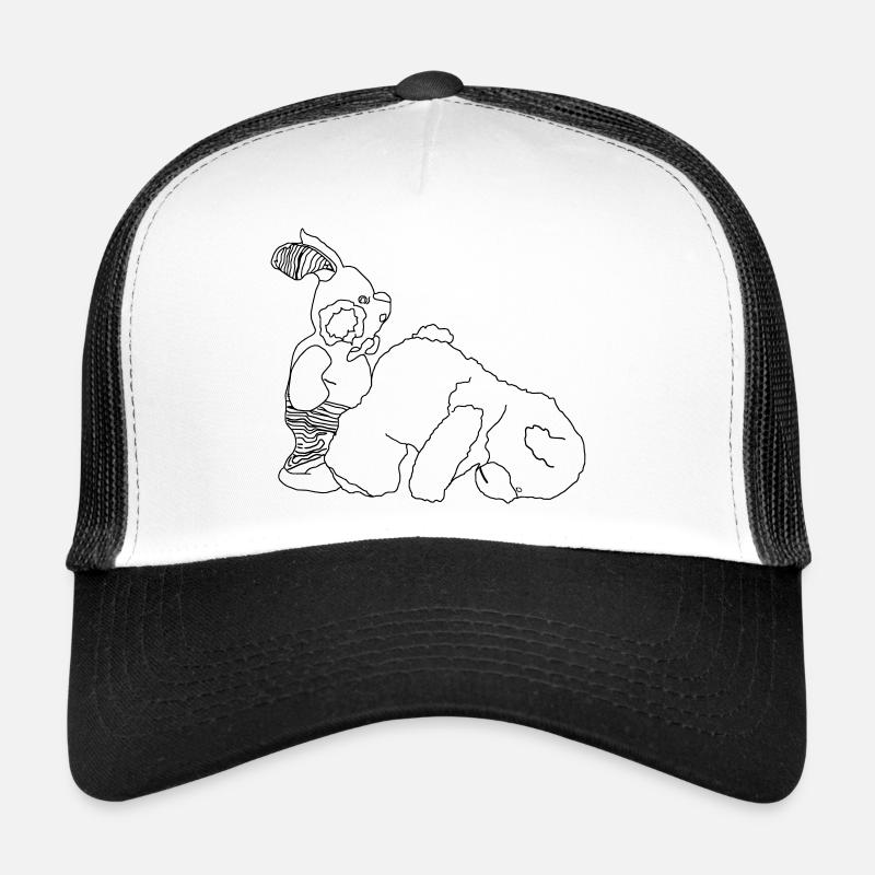 Teddy Bear Bunny Trucker Cap