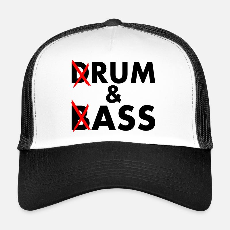 Drum and bass - rum and ass Casquette trucker 