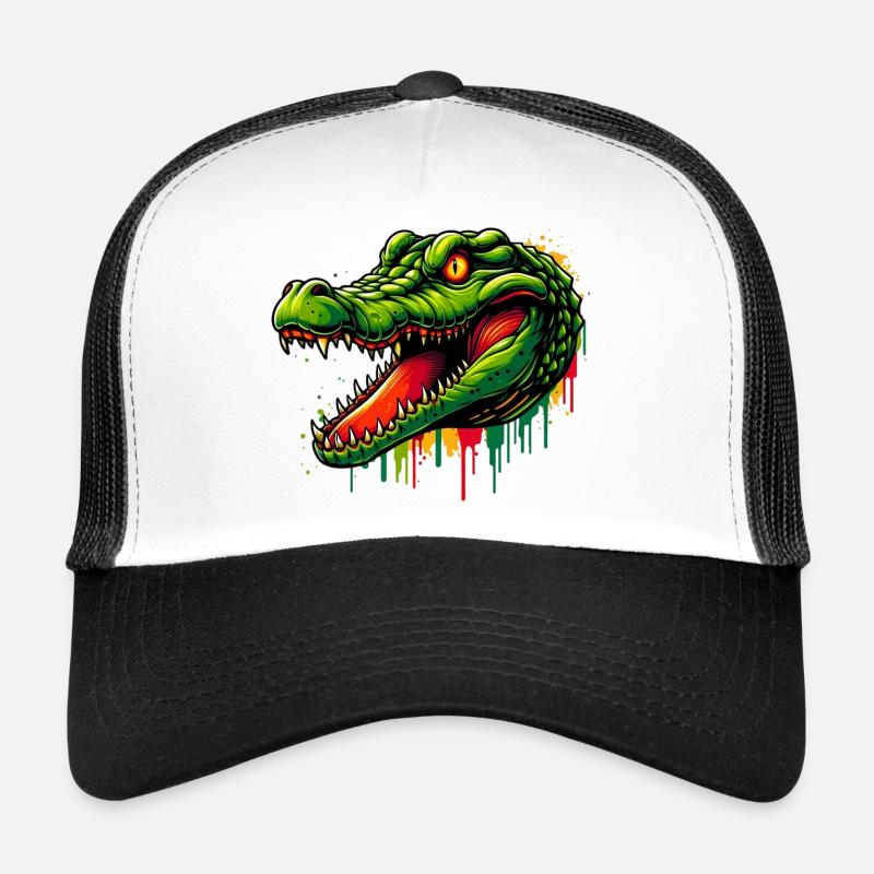 Alligator Crocodile Trucker Cap