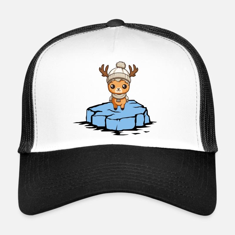 Cerf Banquise Casquette trucker 