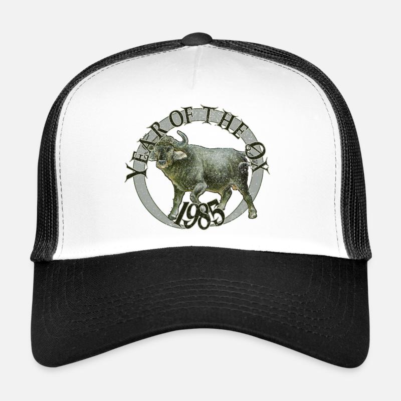 Année du Buffle – 1985 Force et endurance Casquette trucker 