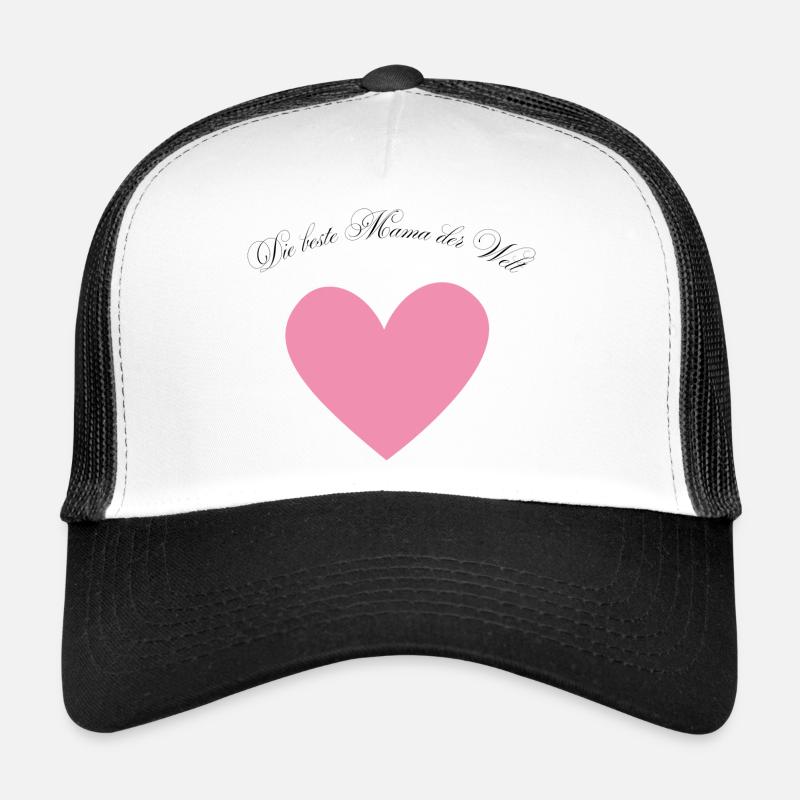 Die beste Mama der Welt - Trucker Cap - Weiß/Schwarz