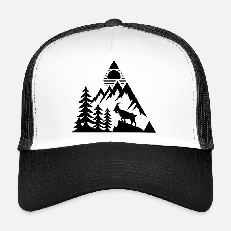 Alpen Berge Steinbock Trucker Cap