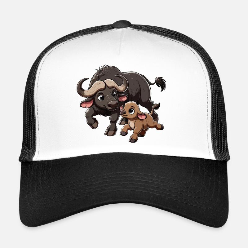 Kapbüffel Mutter und Kind Trucker Cap