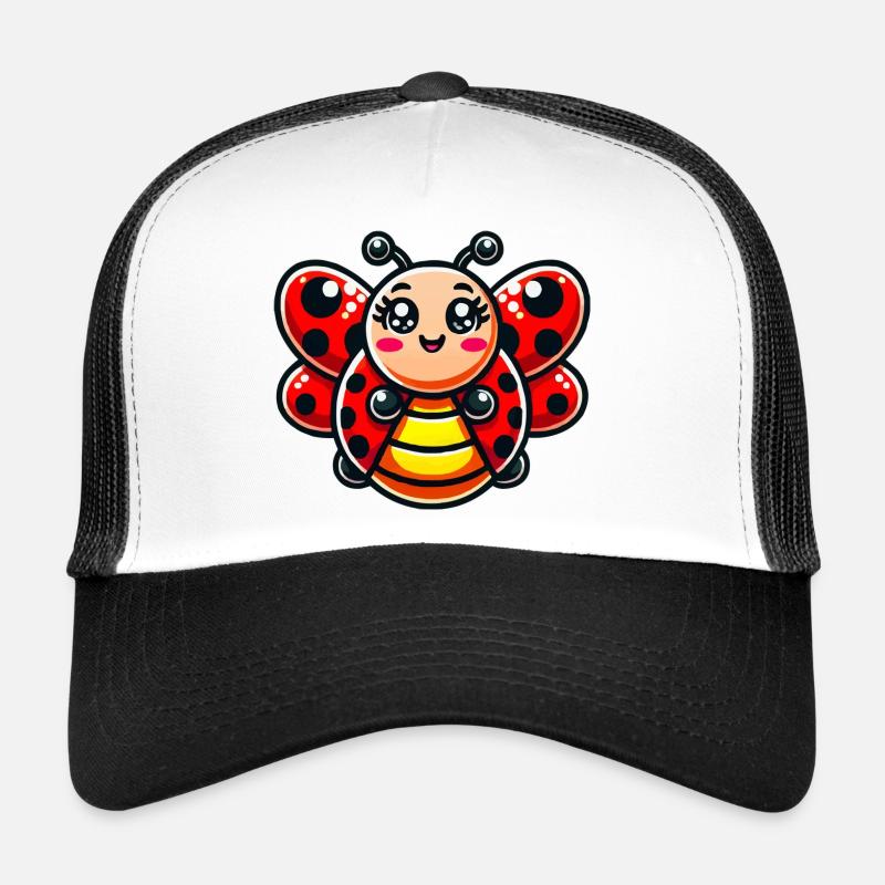 Ladybug Comic Trucker Cap