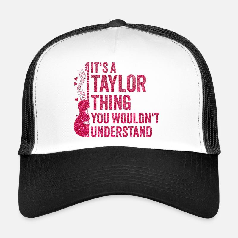 taylor thing 2 haha omg i hate the - Trucker Cap - white/black
