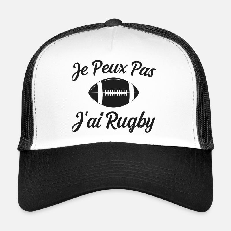 I can't I have rugby humor gift Trucker Cap