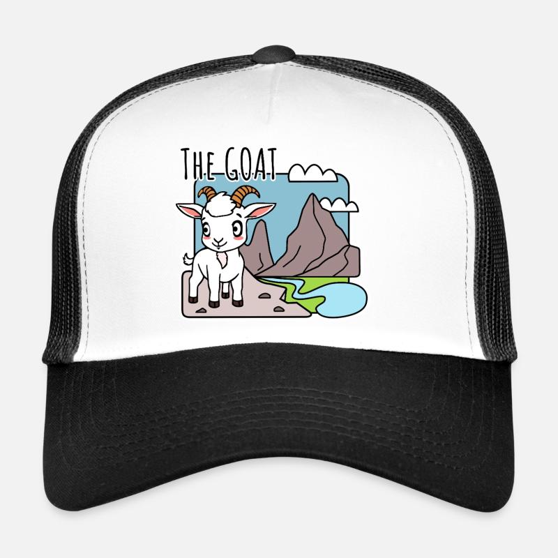 The GOAT - Mignonne petite chèvre dans les montagnes Casquette trucker 