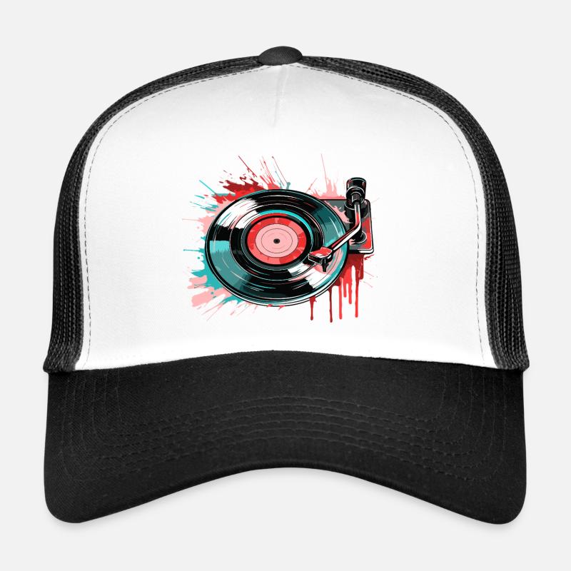 Disque Vinyle Disque LP Platine Vinyle Rétro Casquette trucker 