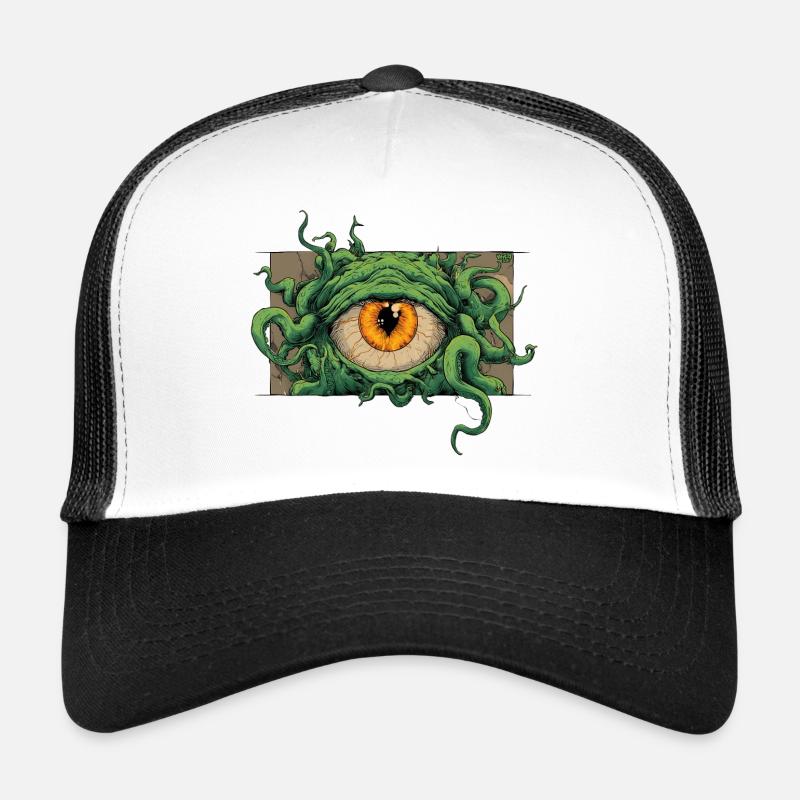 Eyeball monster Trucker Cap