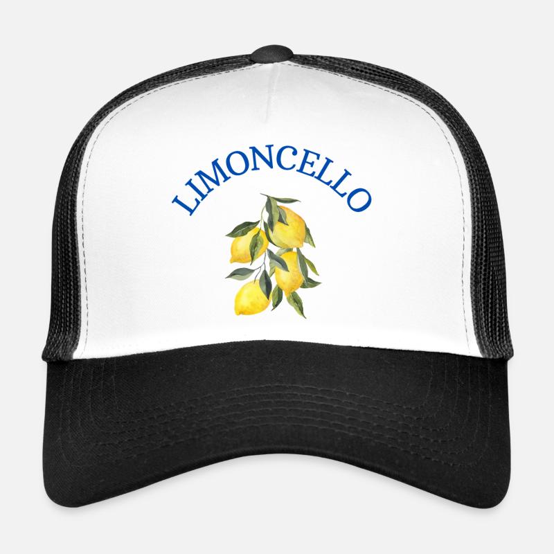 Limoncello – citrons sur une branche avec lettrage Casquette trucker 