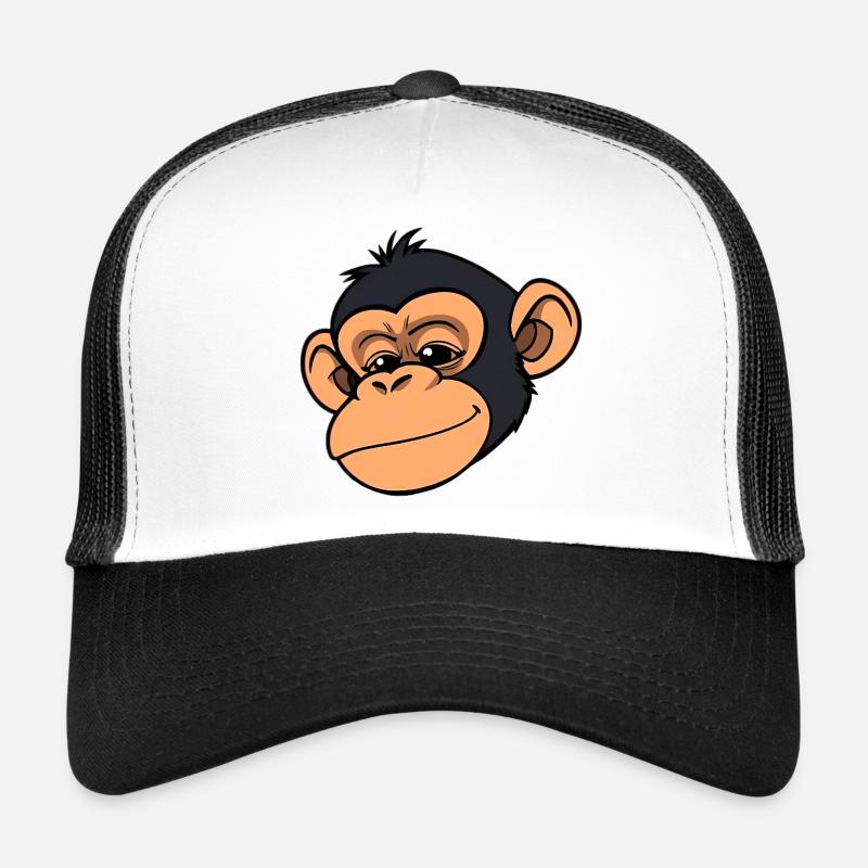 Singe Chimpanzé Casquette trucker 