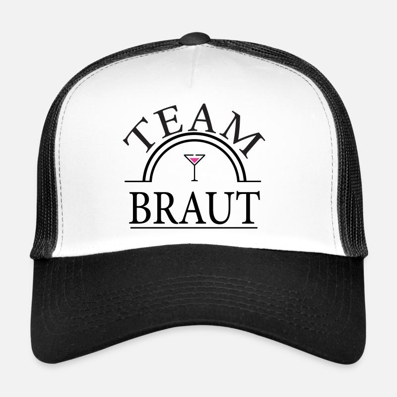 Team Bride - Coctail Glass Trucker Cap
