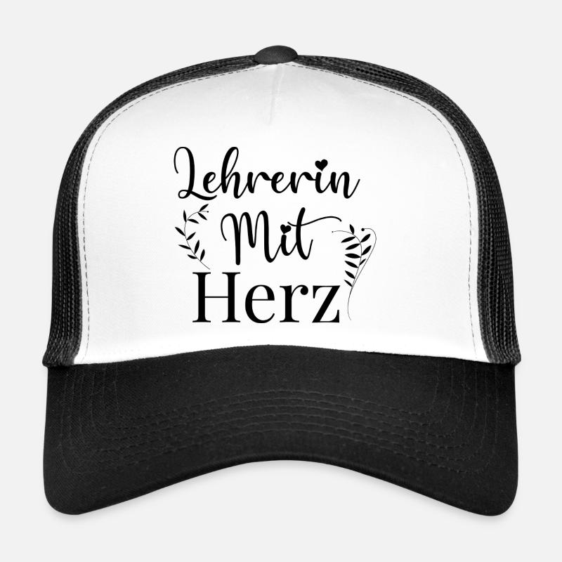 Lehrerin Mit Herz Büro Dankeschön Spruch Geschenk Trucker Cap