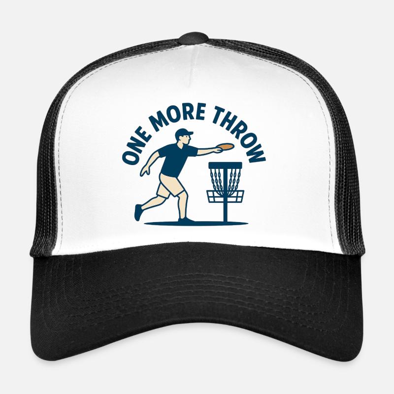 Un lancer de plus – Disc Golf Lifestyle Design Casquette trucker 