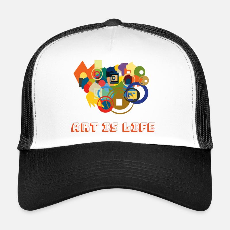 Kunst ist Leben – Farbrausch Trucker Cap