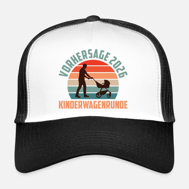 Future papa PRÉDICTION 2026 POUSSETTE Casquette trucker 