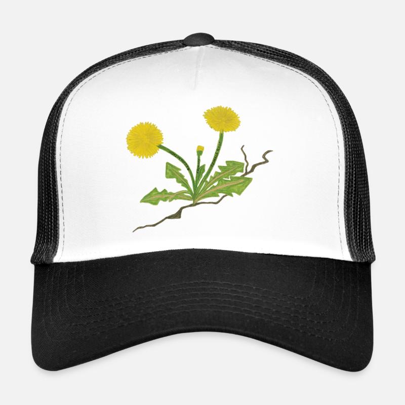Löwenzahn Feminismus - Trucker Cap - Weiß/Schwarz