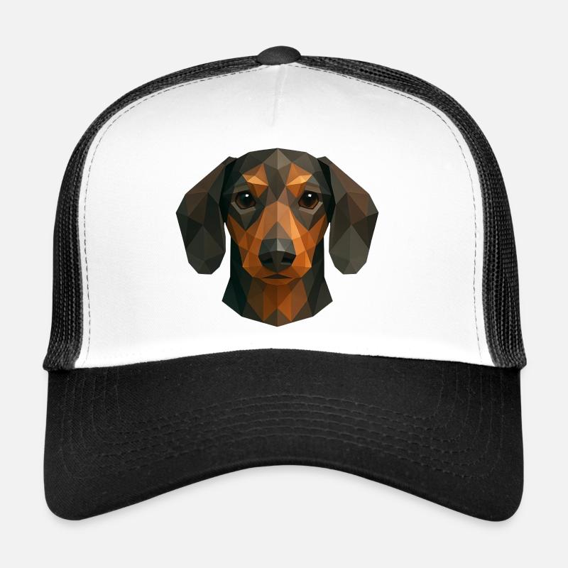 Süßer Dackel – Polygon Hundedesign Trucker Cap