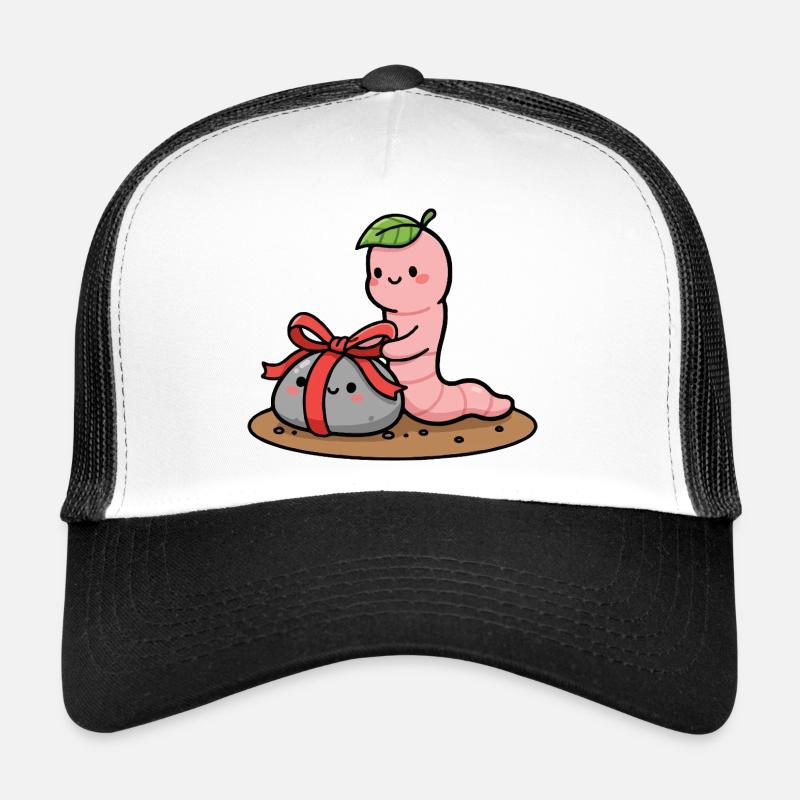 Petit ver avec cadeau Casquette trucker 
