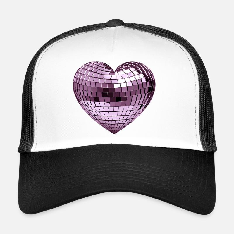 DISCO BALL LOVE #2 - peace & love Casquette trucker 