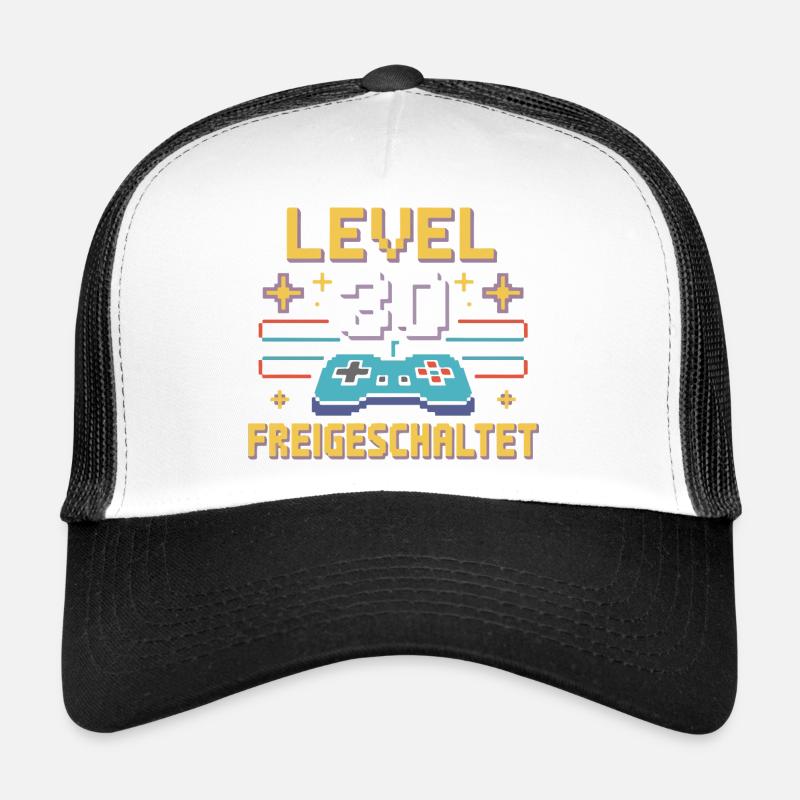 Level 30 Unlocked Controller Trucker Cap